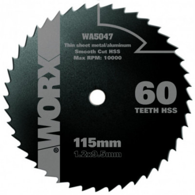 WA5047 - Disco multiusos Ø115mm 60T WX427